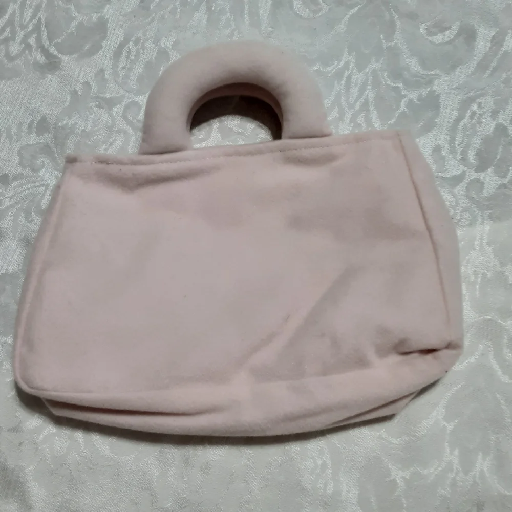 American Girl Blush Pink Plush Tote